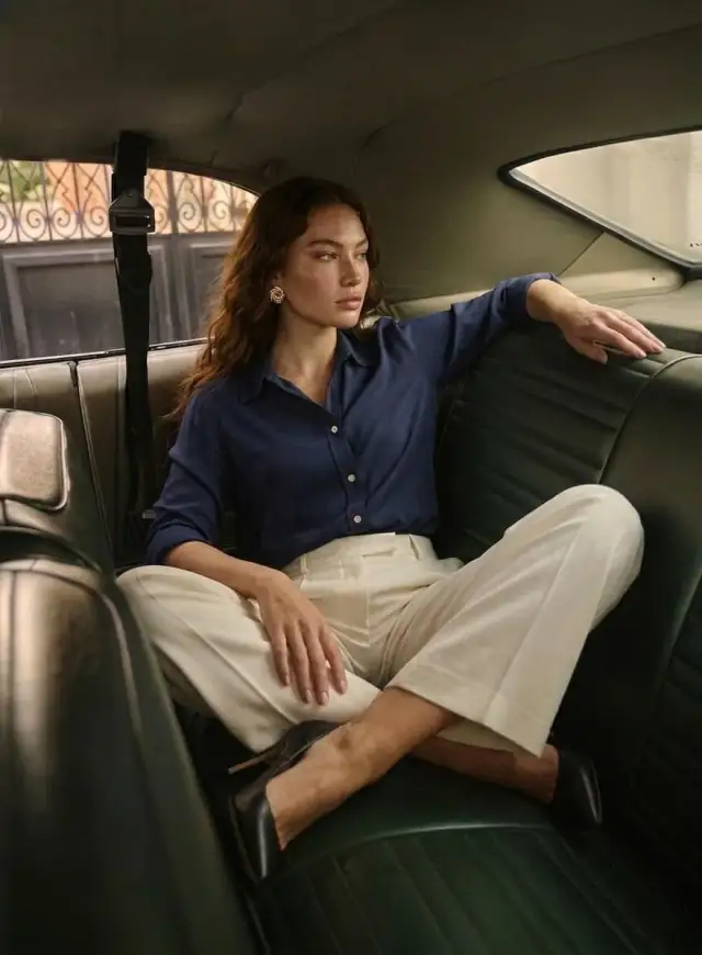 AI-rendered Fitted apparel campaign — fashion brand visual produced by Pixelense