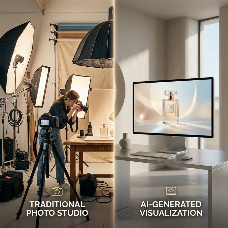 AI product photography vs traditional studio - cost and quality comparison