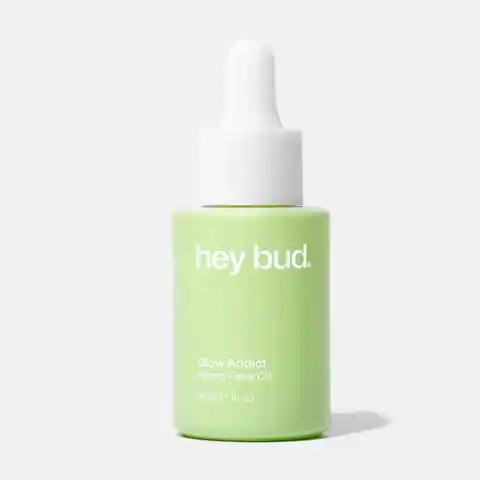 Original Hey Bud skincare product reference supplied before Pixelense campaign creation