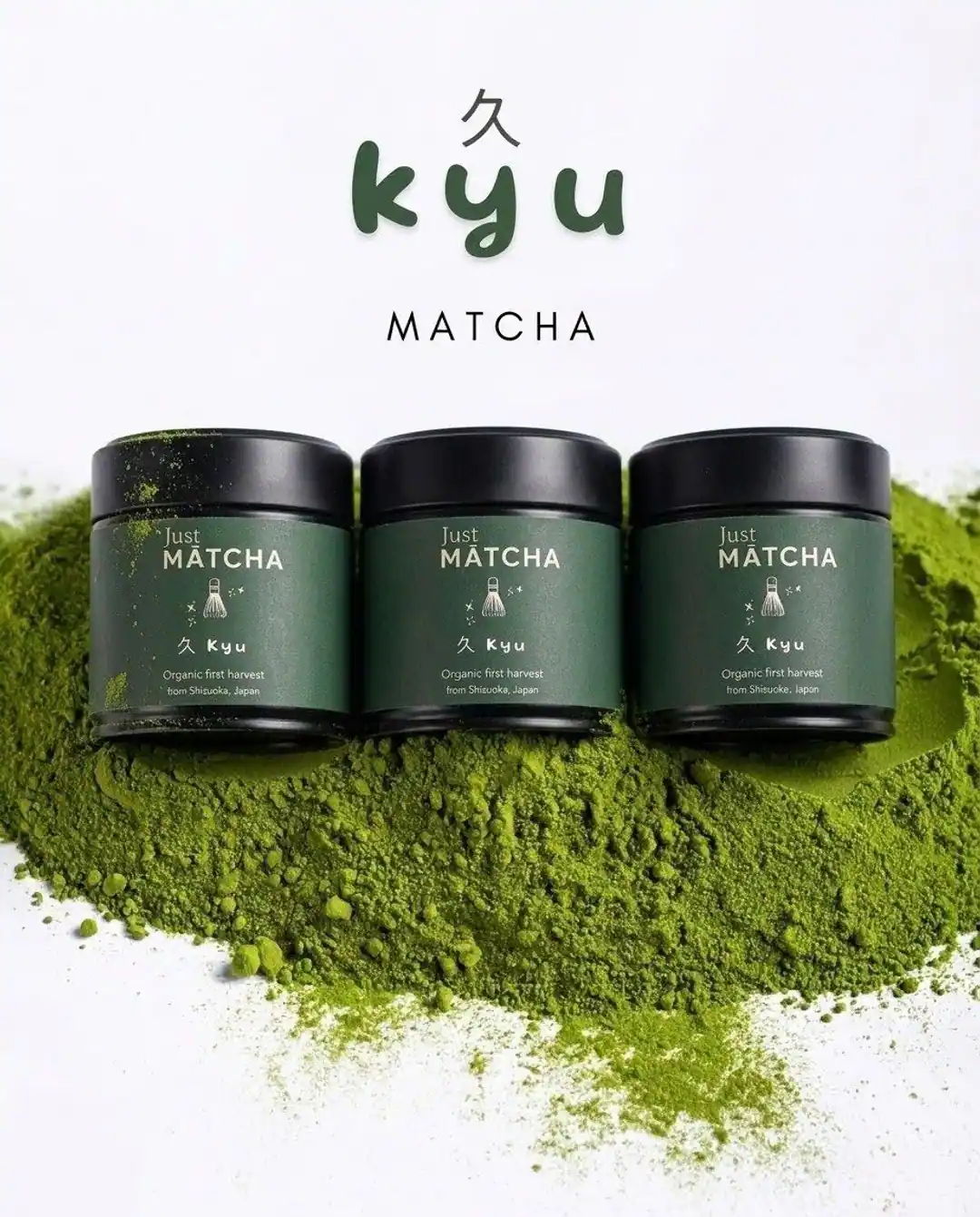 Kyu Matcha range campaign concept by Pixelense