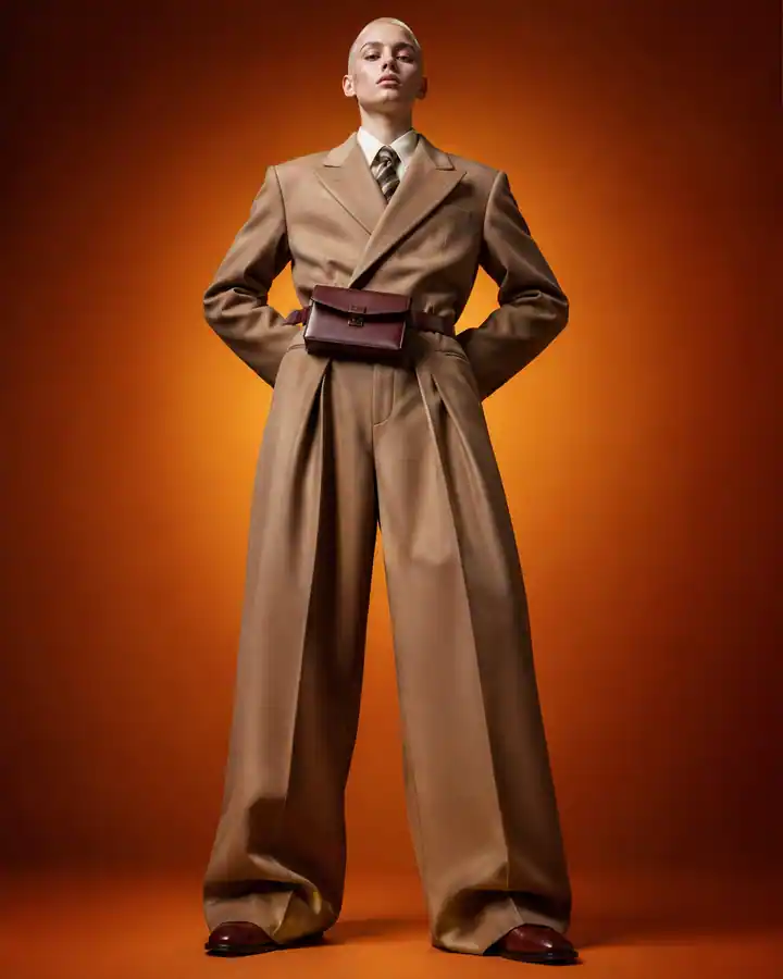 Tailored fashion model image for apparel product photography and ecommerce styling